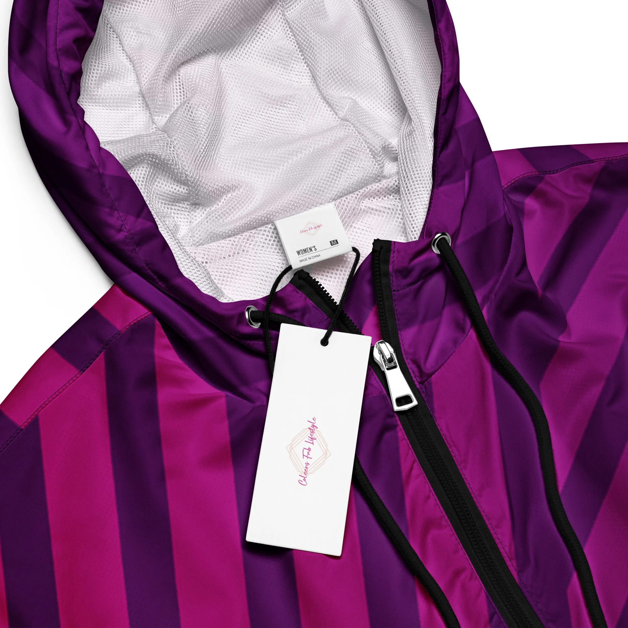 🔥 Zilla Women’s Cropped Windbreaker – Lightweight, Water-Resistant & Trail-Ready Style