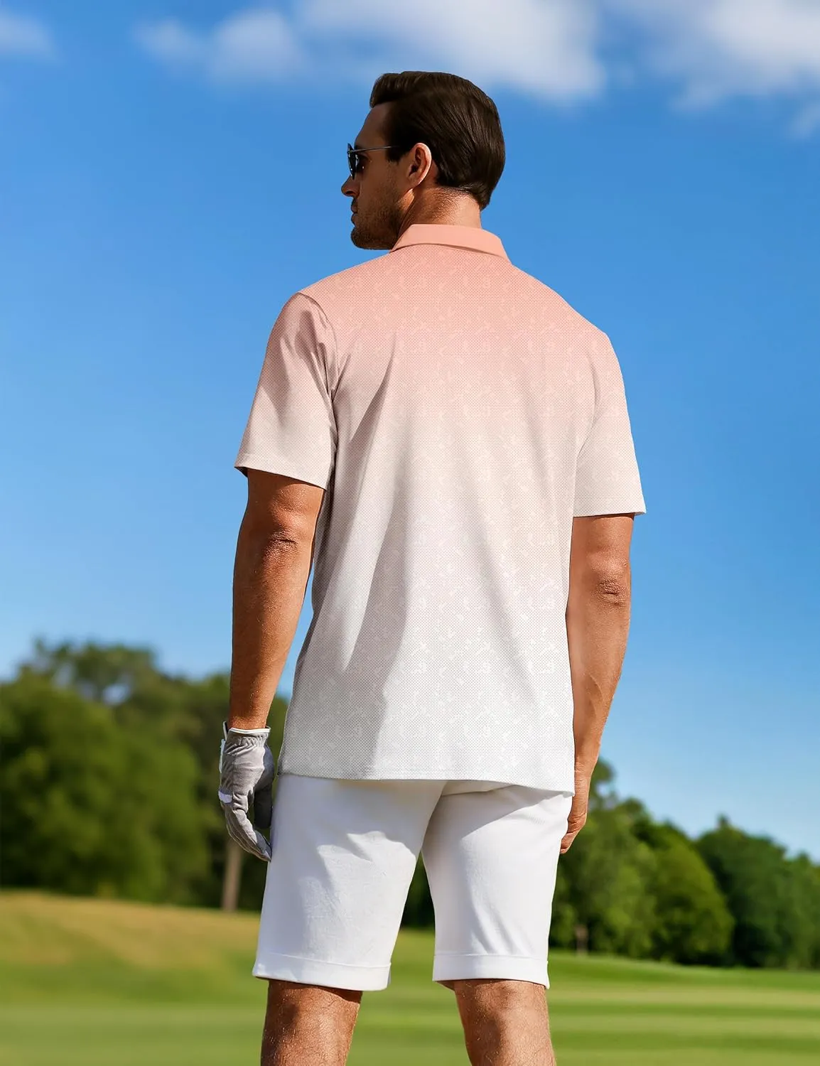 APTRO Mens Polo Shirt Short Sleeve Performance Golf Shirts Moisture Wicking Dry Fit Casual Quick-Dry T-Shirt
