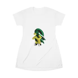 Bliblax All Over Print T-Shirt Dress