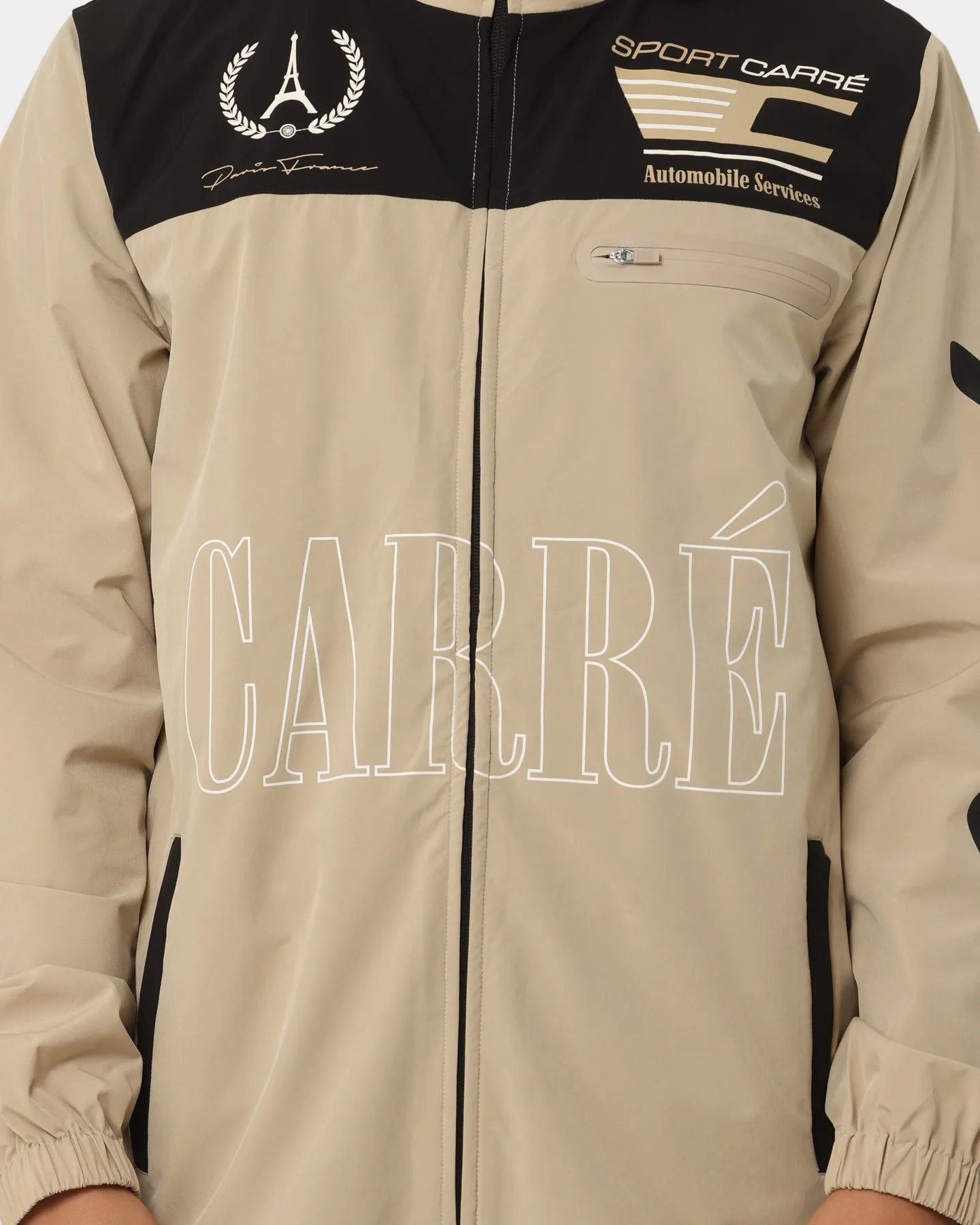 Carré Automobile Motion Windbreaker Jacket Stone