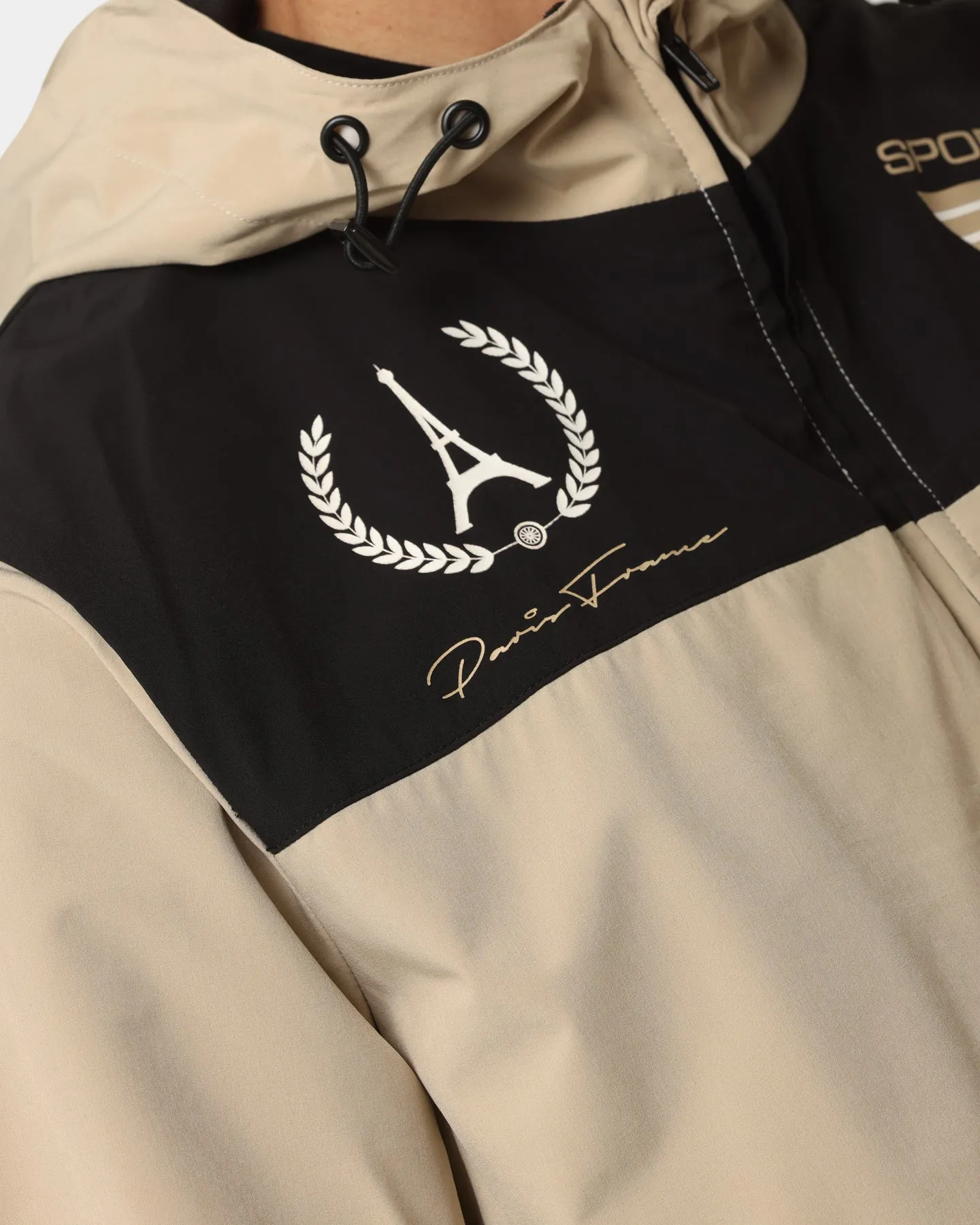 Carré Automobile Motion Windbreaker Jacket Stone