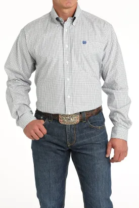 CINCH MEN'S STRETCH PLAID BUTTON-DOWN WESTERN SHIRT