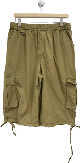 Collusion Green Cargo Shorts UK L