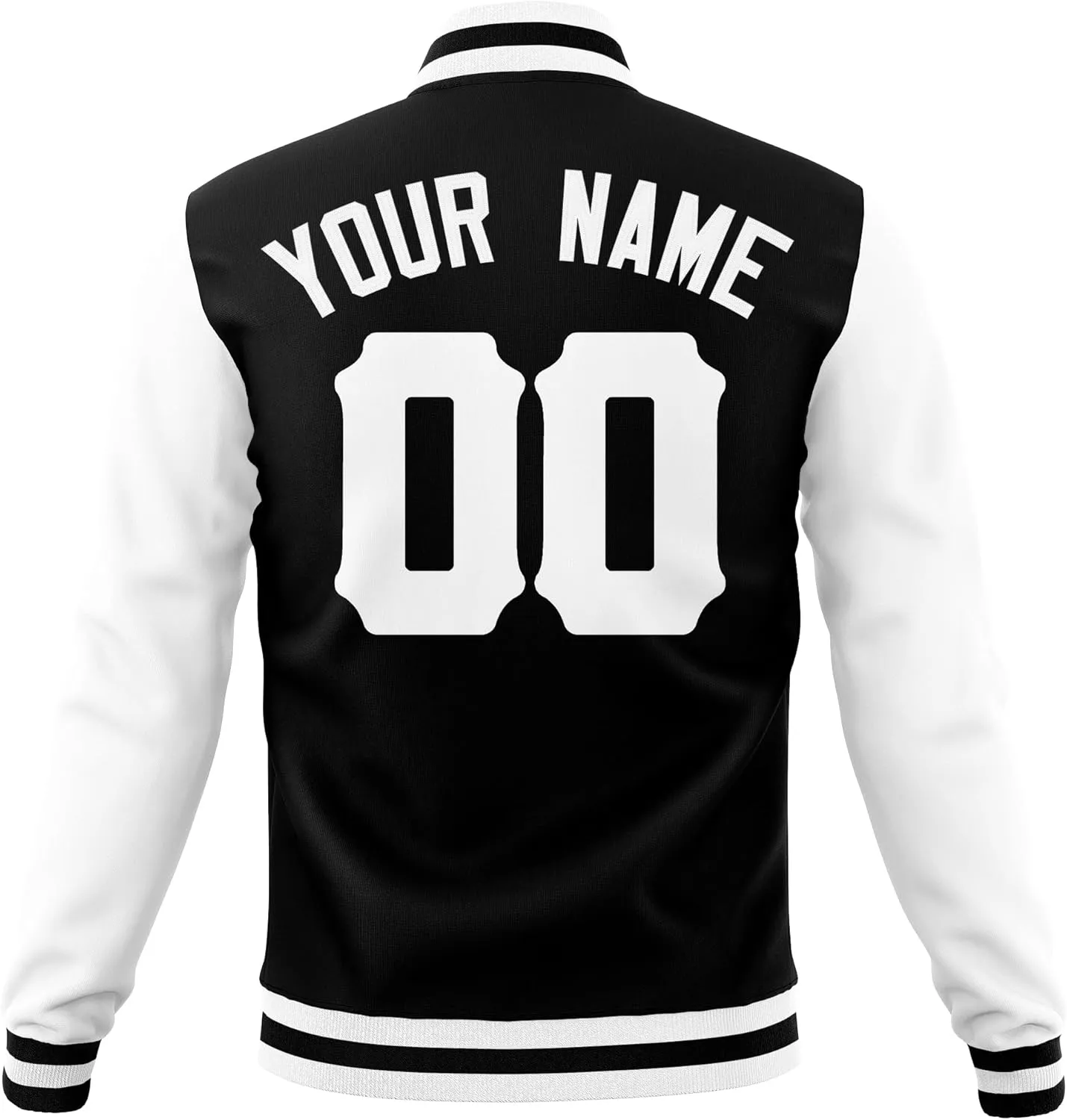 Custom Mens Lightweight Bomber Jacket Windbreaker Varsity Jacket Personalized Stitched Team Name Number