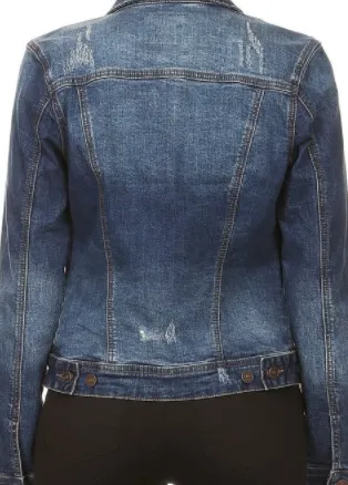 Dark Stone Wash Denim Jacket