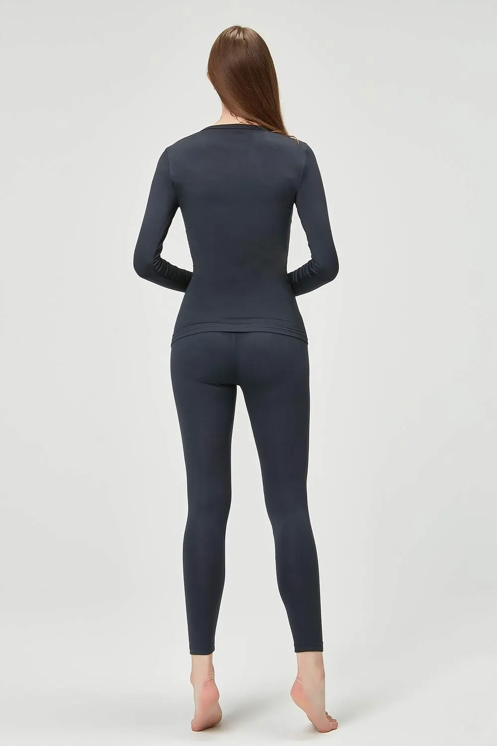 DEVOPS Women's Thermal Underwear Long Johns Top & Bottom Set