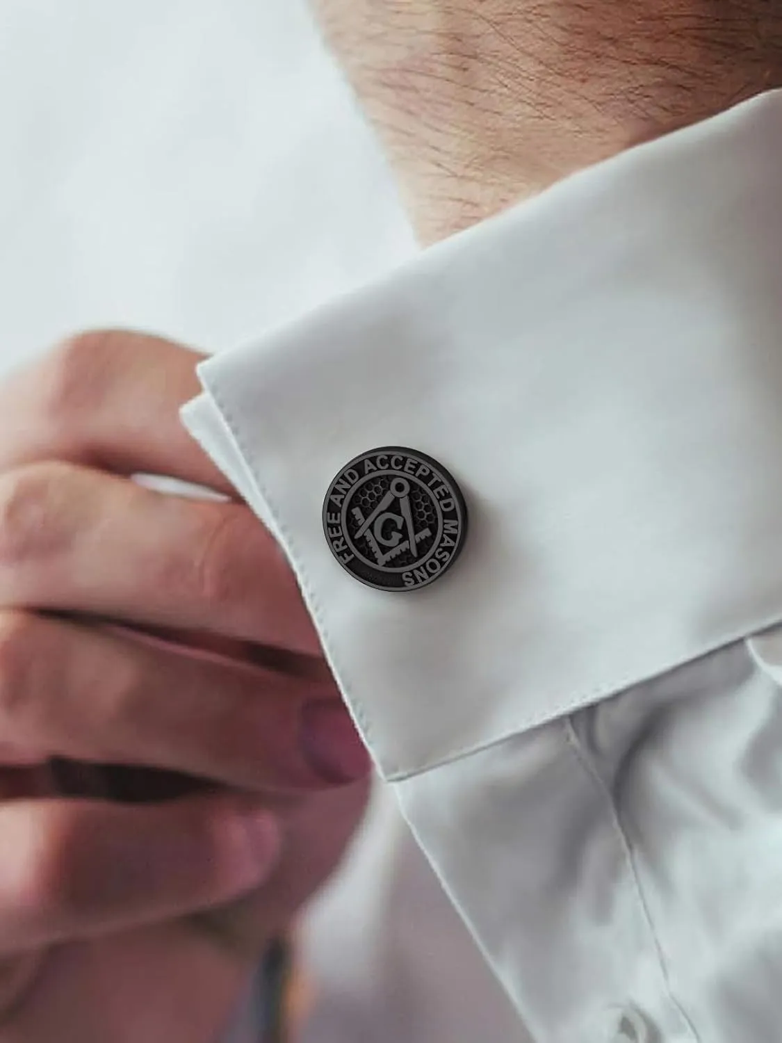 FaithHeart Mens Cufflinks, Norse Viking Tuxedo Shirt Cuff Links, Stainless Steel Cuff Links and Shirt Studs, Gift Box