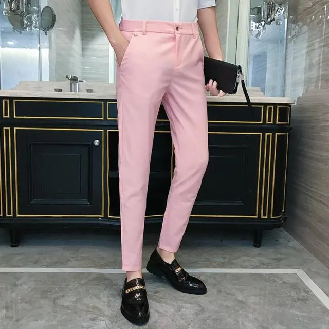Fashion Slim Fit Formal Pants