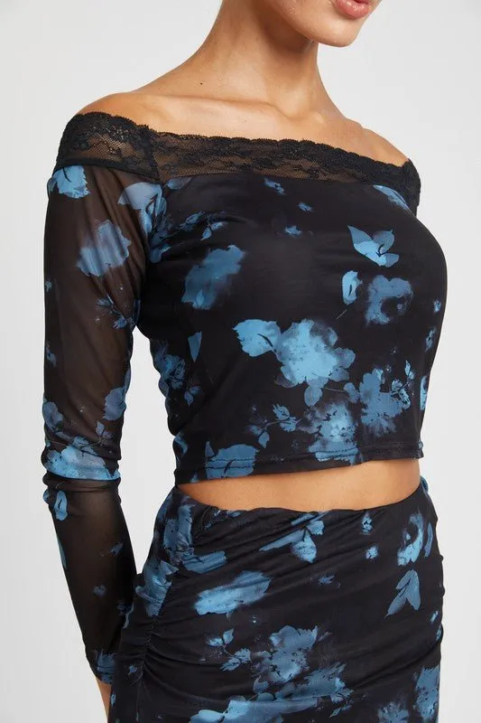 Floral Off Shoulder Top