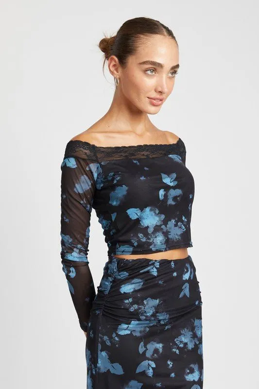 Floral Off Shoulder Top