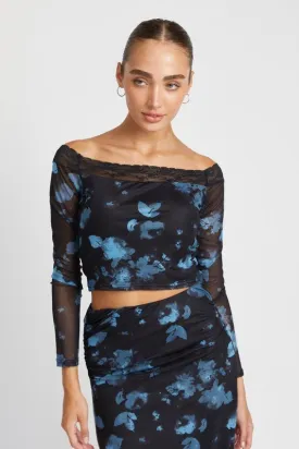 Floral Off Shoulder Top