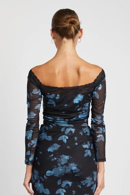 Floral Off Shoulder Top