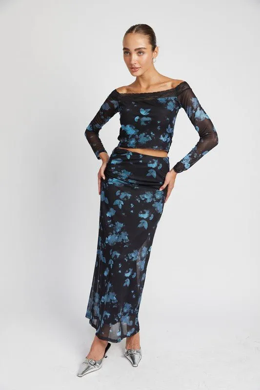 Floral Off Shoulder Top