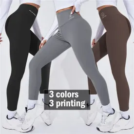 High Waist Yoga Leggings, Thermal Butt Lifting Gym Pants