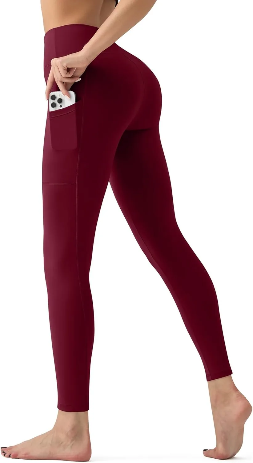 High Waisted Leggings for Women - Tummy Control Yoga Pants for Workout Running Athletic Women's Leggings Plus Size