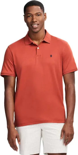 IZOD Men's Short Sleeve Interlock Polo Shirt