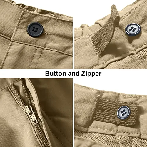 Kids’Cargo Pants, Youth Boys' Hiking Pants, Casual Outdoor Quick Dry Boy Scout Uniform Trial Pants Trousers - - 4-5 Years