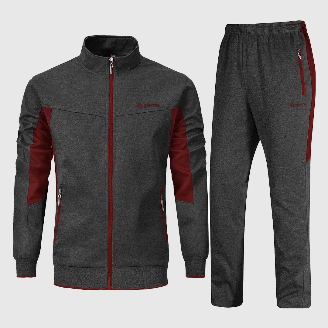 Men's Athletic Casual Full Zip Suit