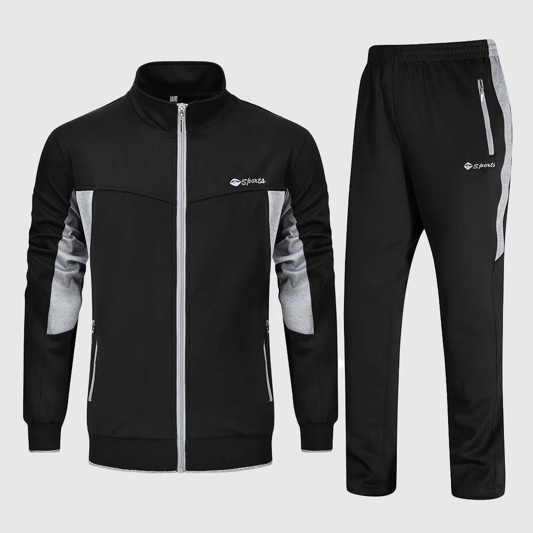 Men's Athletic Casual Full Zip Suit