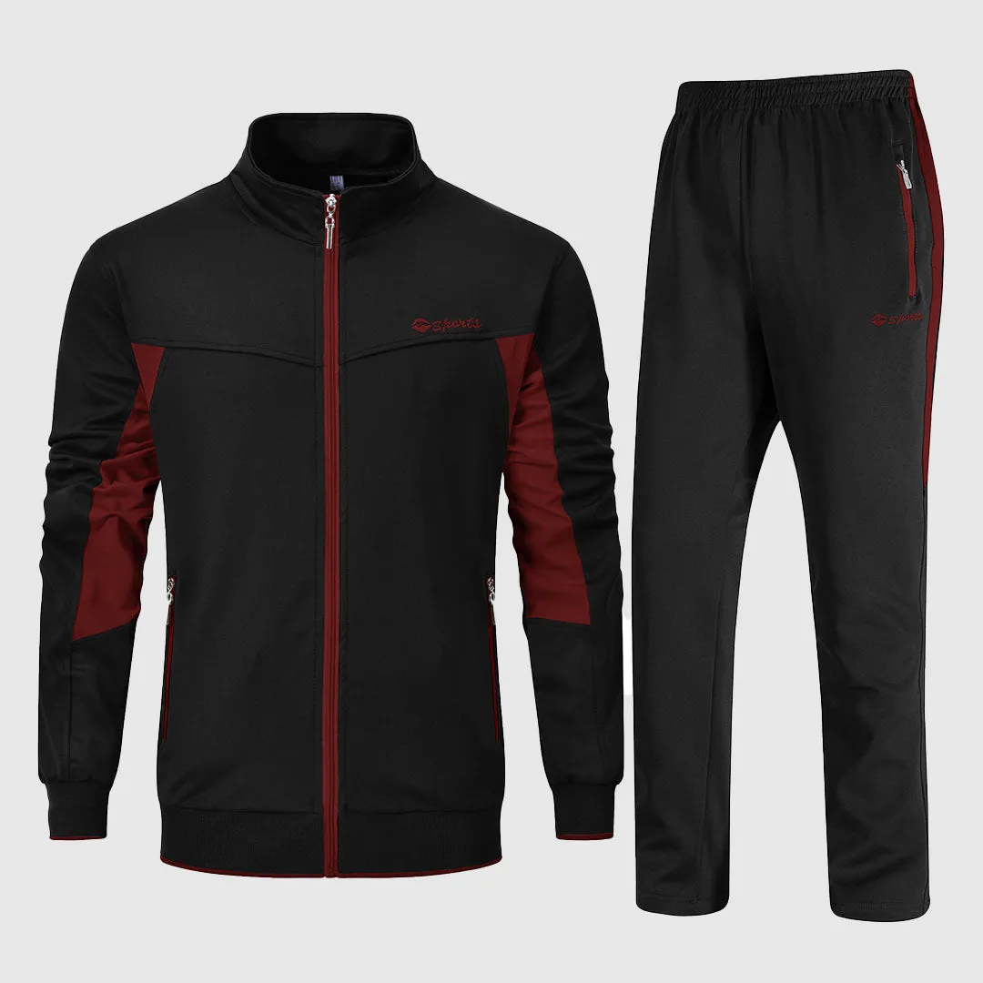 Men's Athletic Casual Full Zip Suit