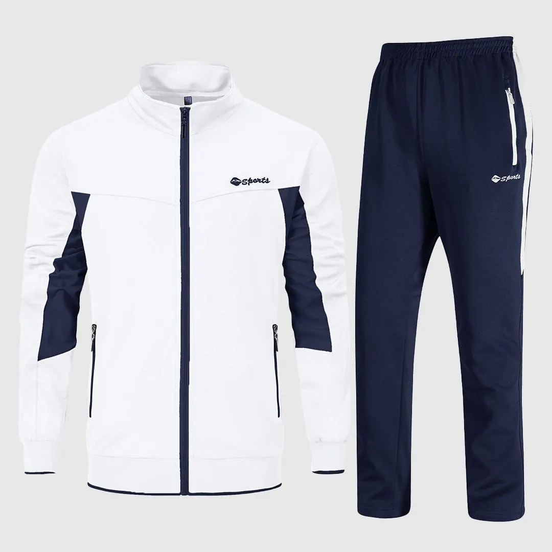 Men's Athletic Casual Full Zip Suit