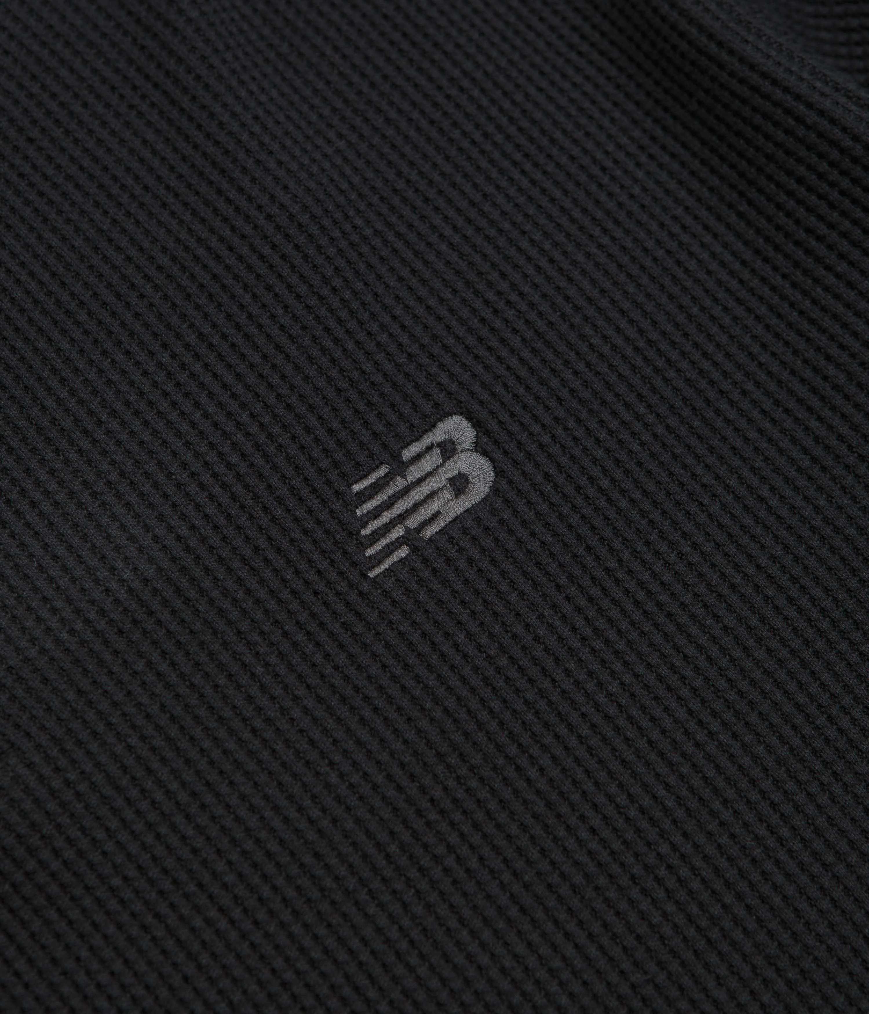 New Balance Numeric Henley Long Sleeve T-Shirt - Black