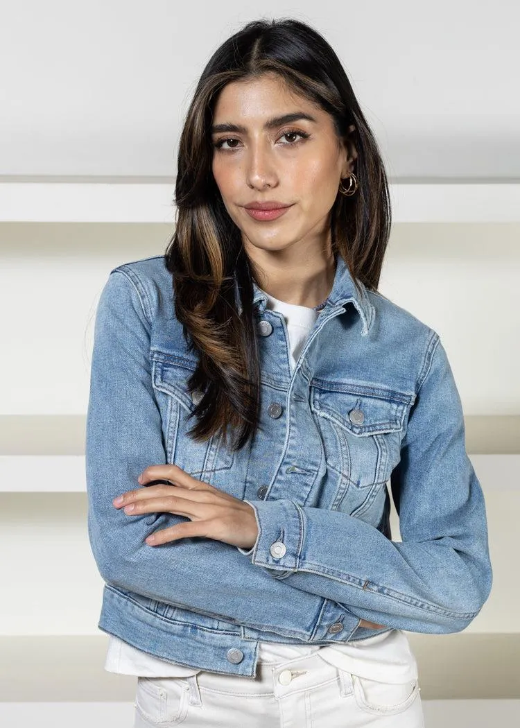 Pistola Saba Fitted Denim Jacket
