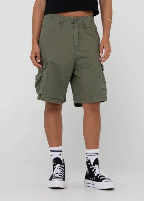 Rusty - TANK GIRL LOW RISE LOOSE FIT CARGO SHORT