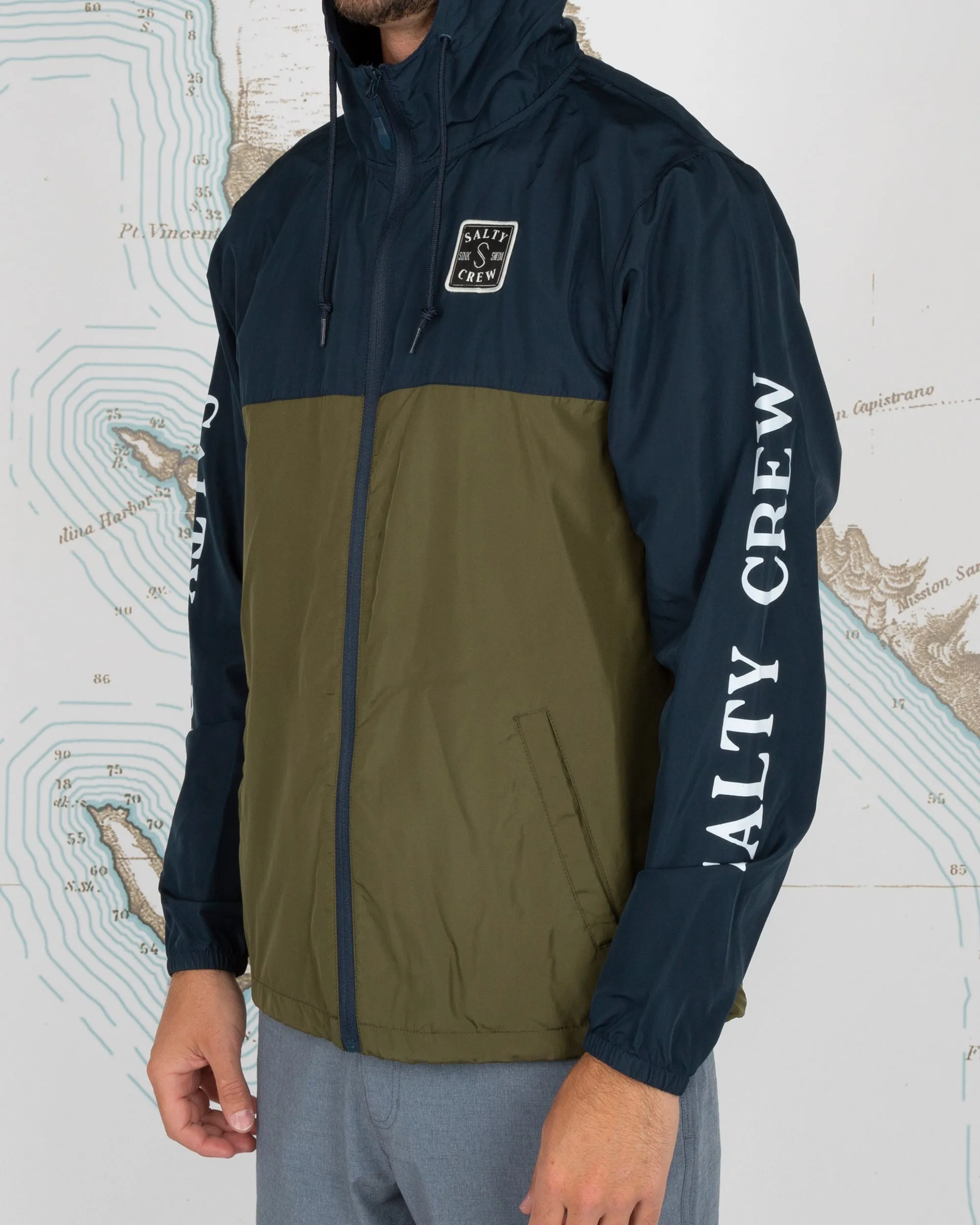 S-Hook Windbreaker - Army/Navy