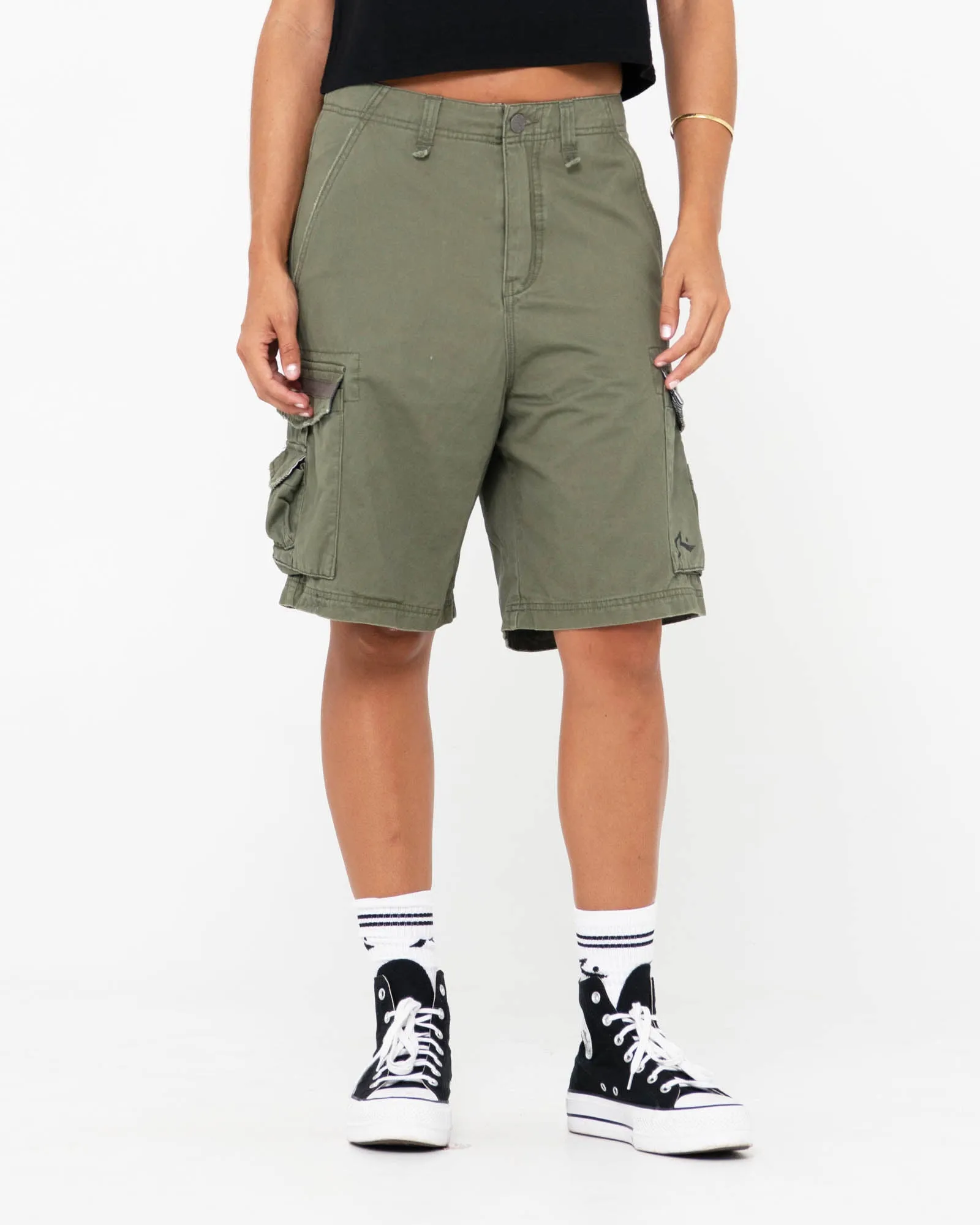 Tank Girl Low Rise Loose Fit Cargo Short