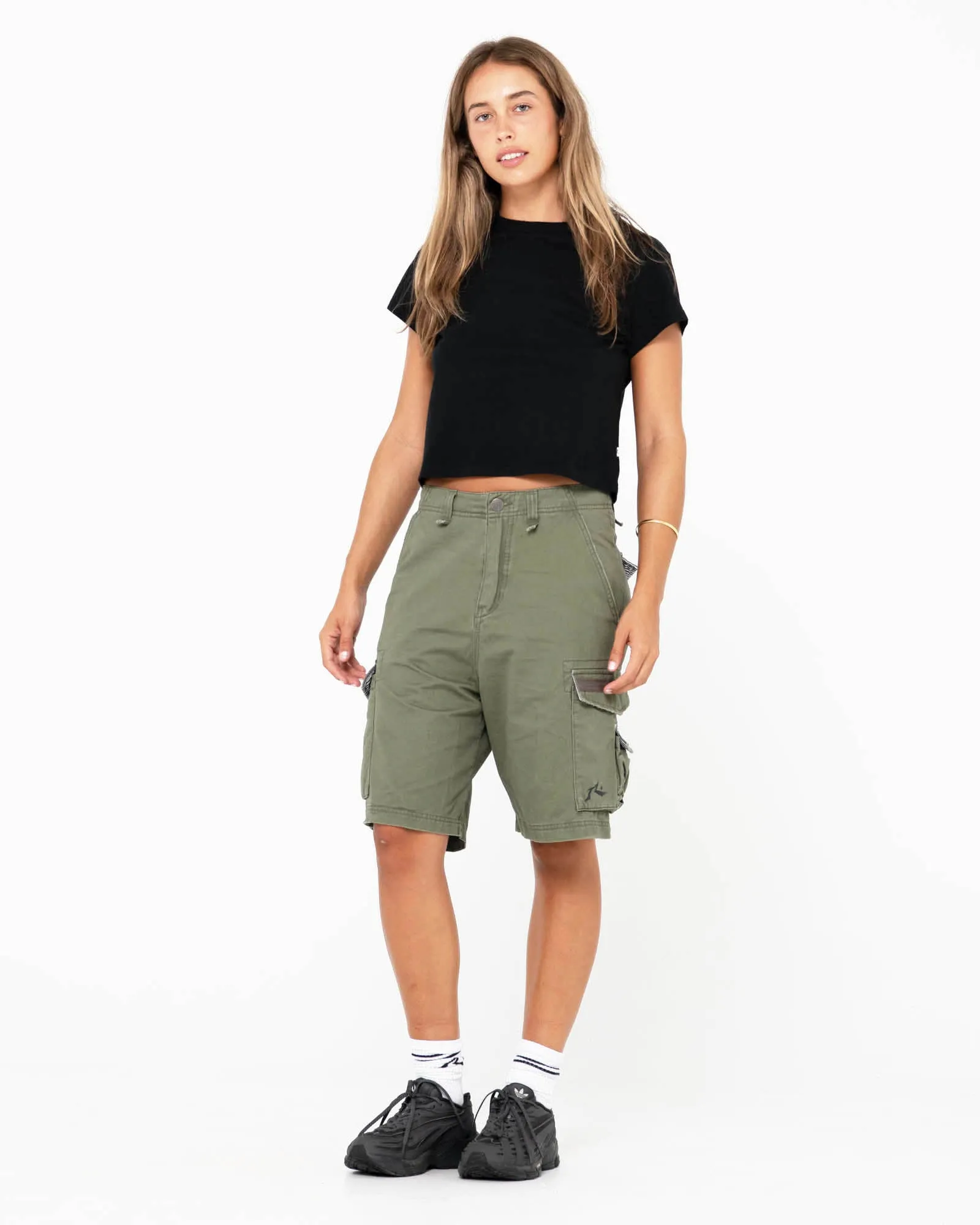 Tank Girl Low Rise Loose Fit Cargo Short