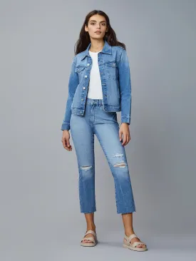 Vika Jacket Classic Denim Droplet - DL1961