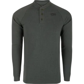 Weston Lakes Waffle Long Sleeve Henley