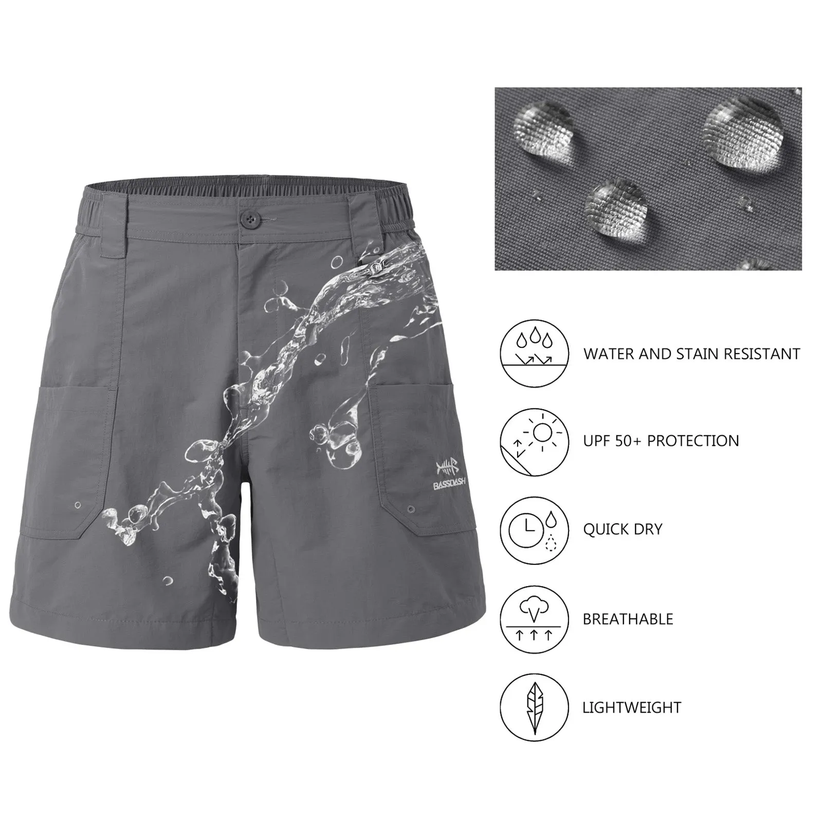 Youth 5in UPF 50  Quick Dry Fishing Shorts FP03Y