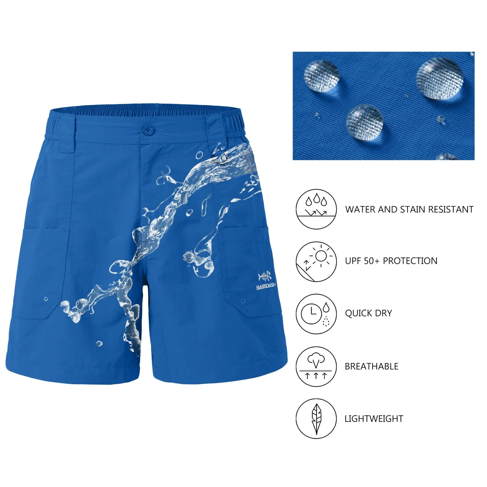 Youth 5in UPF 50  Quick Dry Fishing Shorts FP03Y