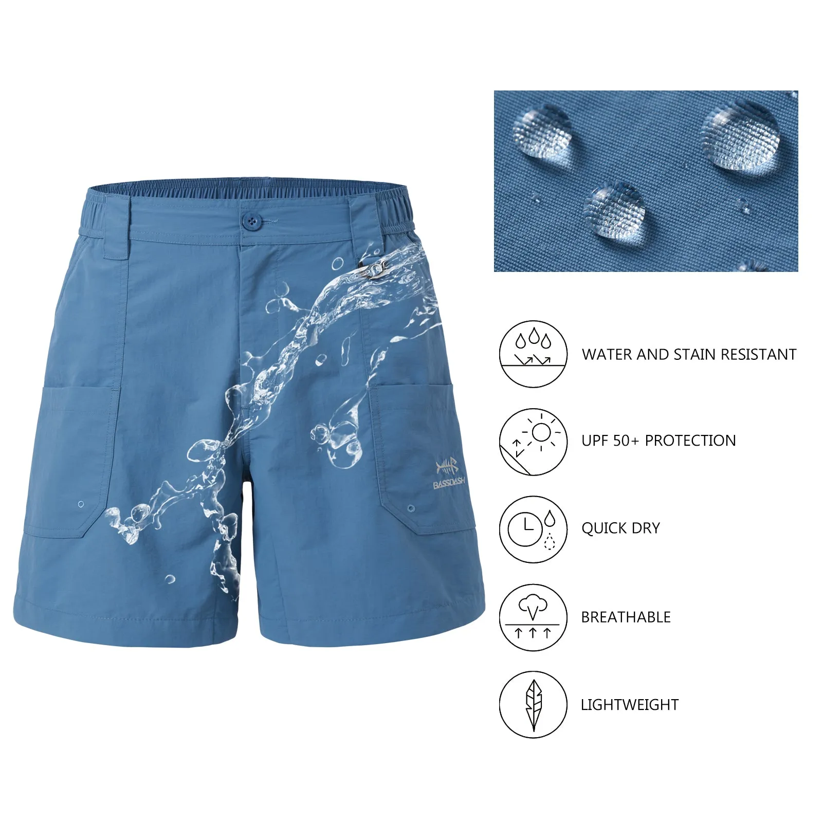 Youth 5in UPF 50  Quick Dry Fishing Shorts FP03Y