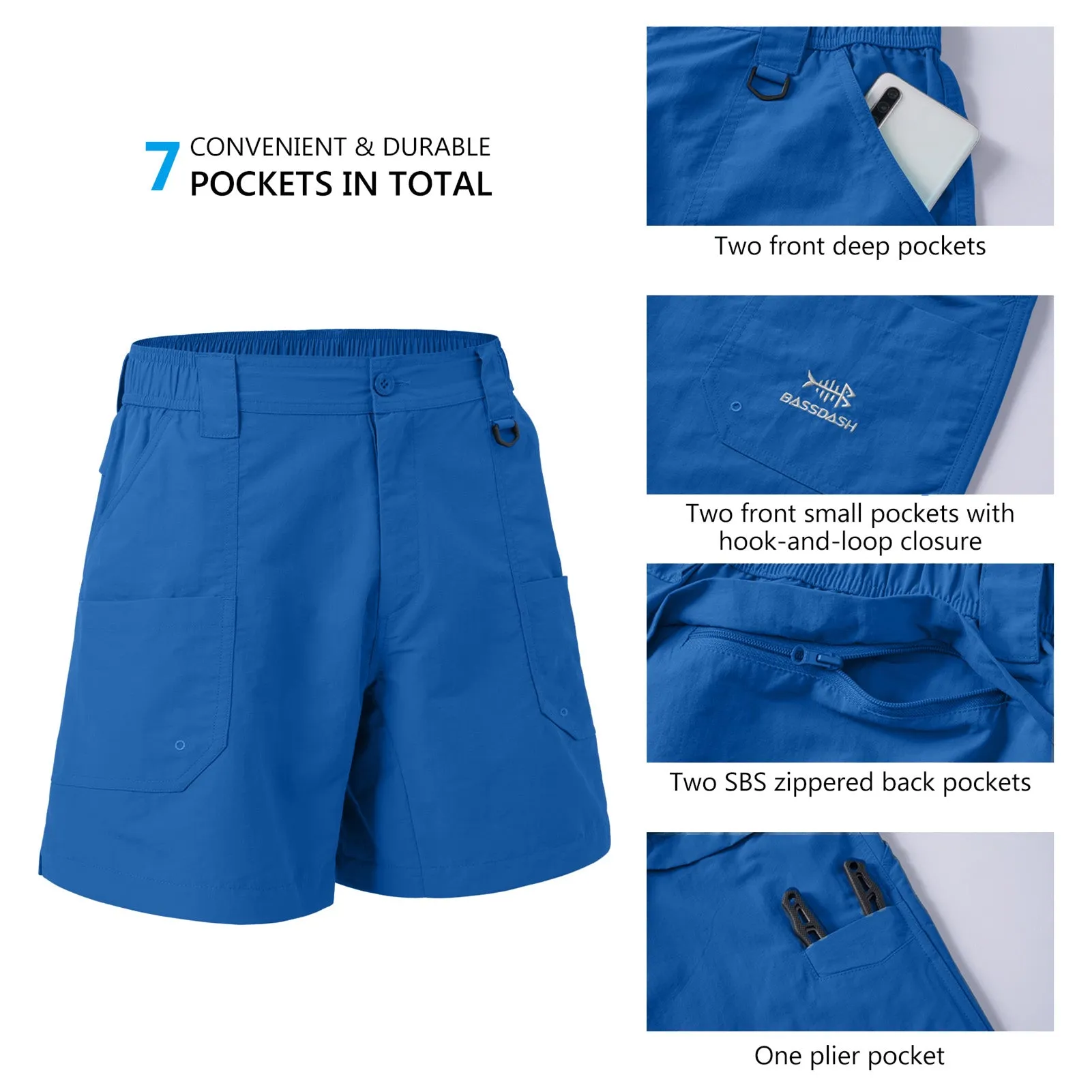 Youth 5in UPF 50  Quick Dry Fishing Shorts FP03Y